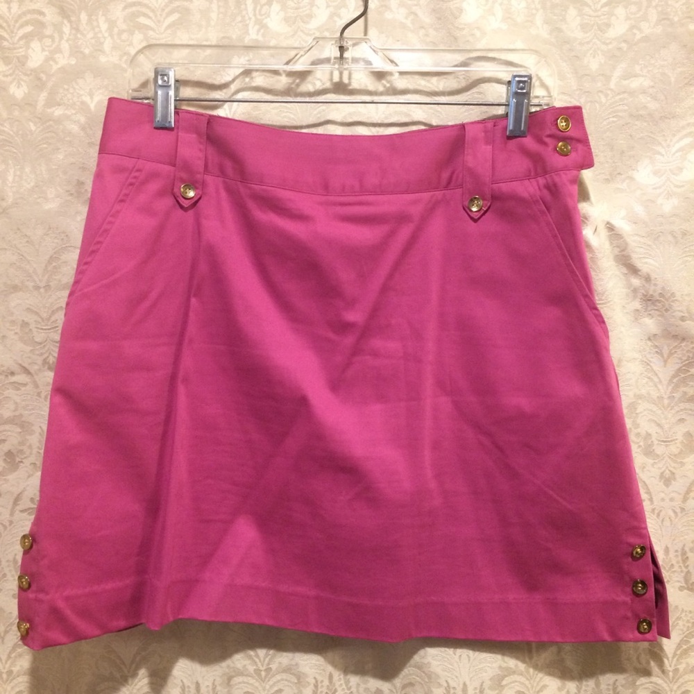 SPORT HALEY Athletic Skort Golf/Tennis Skirt Sz 6 Fitness Hot Pink Silky